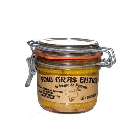 Bocal Foie gras entier de canard de 180g