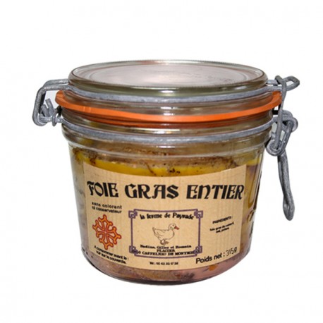 Bocal de foie gras entier de canard de 315g