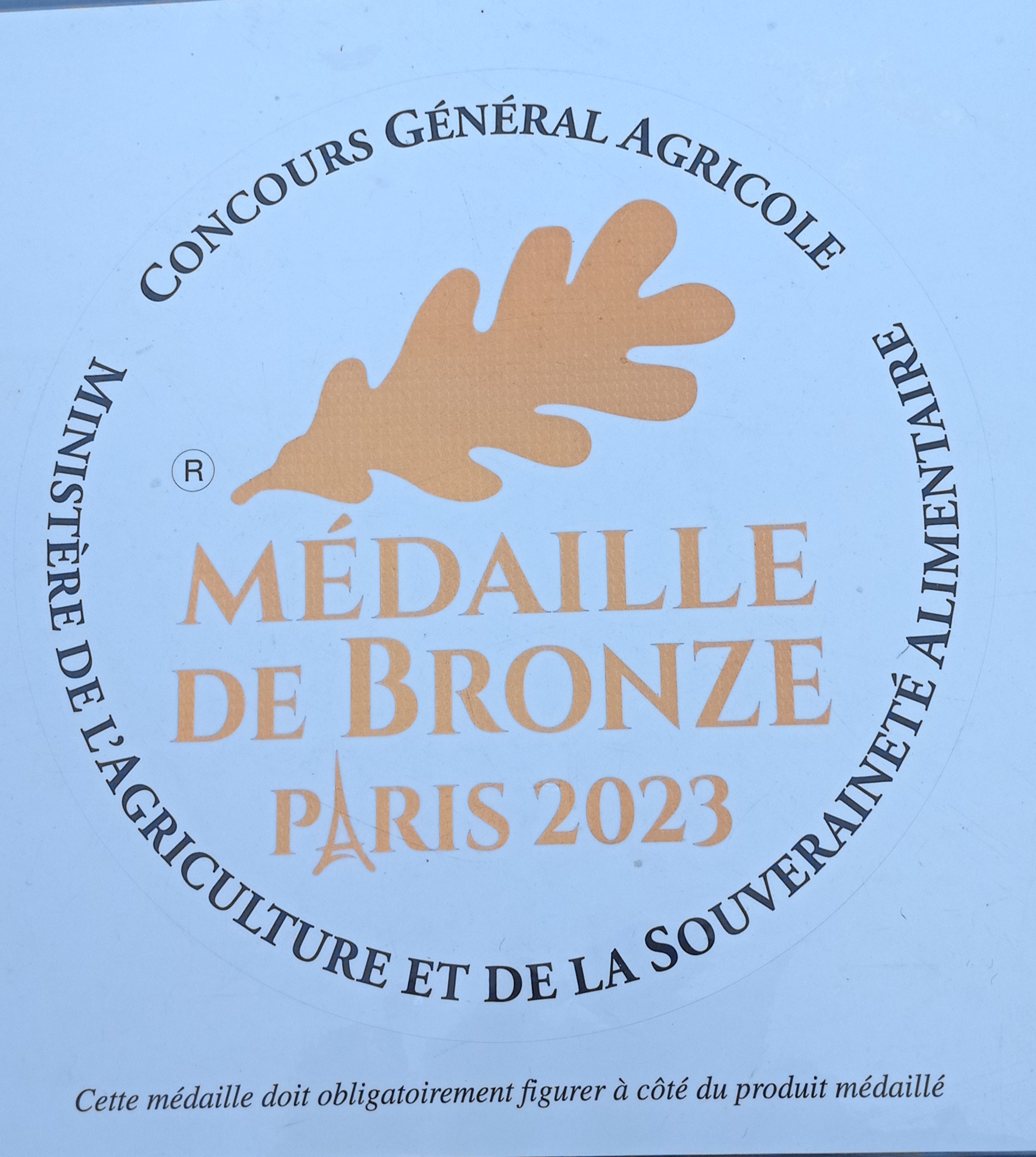 médaille bronze